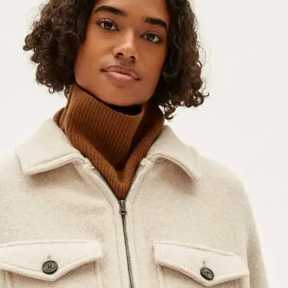 Everlane Cashmere Neck Warmer, Whiskey